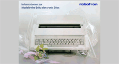 Desktop Screenshot of erika-electronic.de